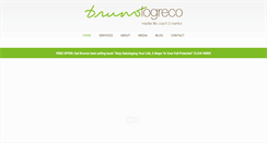 Desktop Screenshot of brunologreco.com