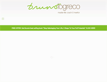 Tablet Screenshot of brunologreco.com